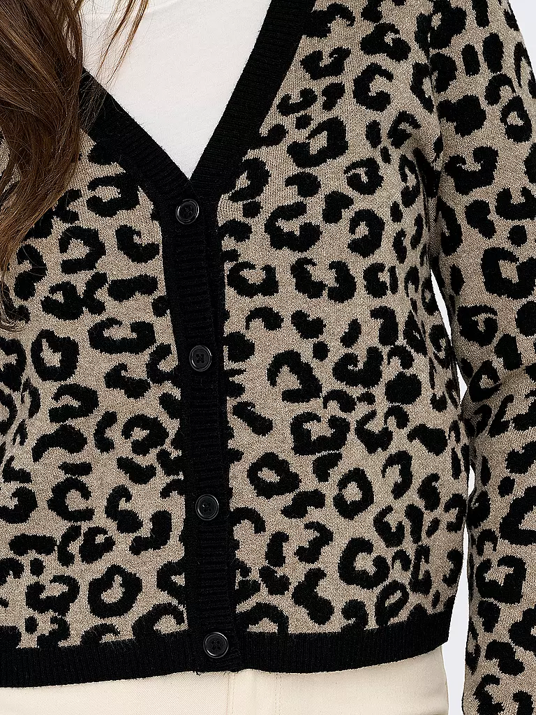 ONLY | Strickjacke ONLLEO | schwarz