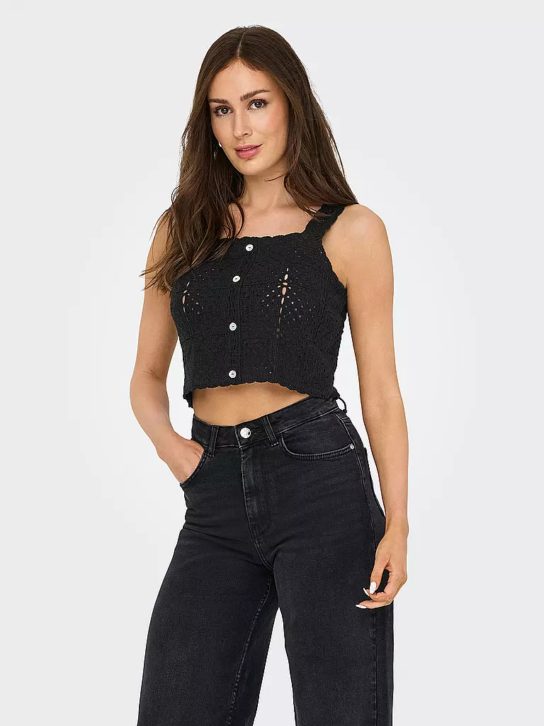 ONLY | Stricktop ONLAMARI | schwarz