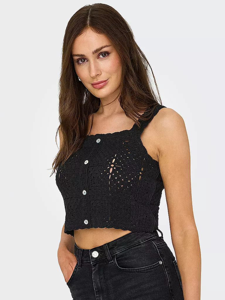 ONLY | Stricktop ONLAMARI | schwarz