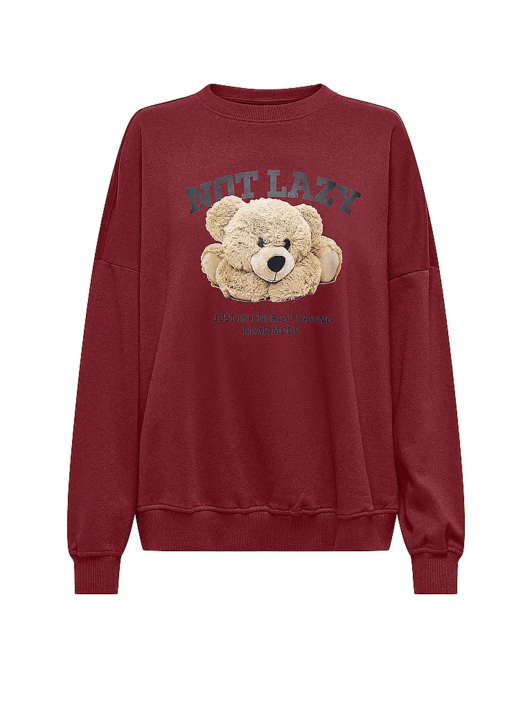 ONLY | Sweater ONLBILA | dunkelrot