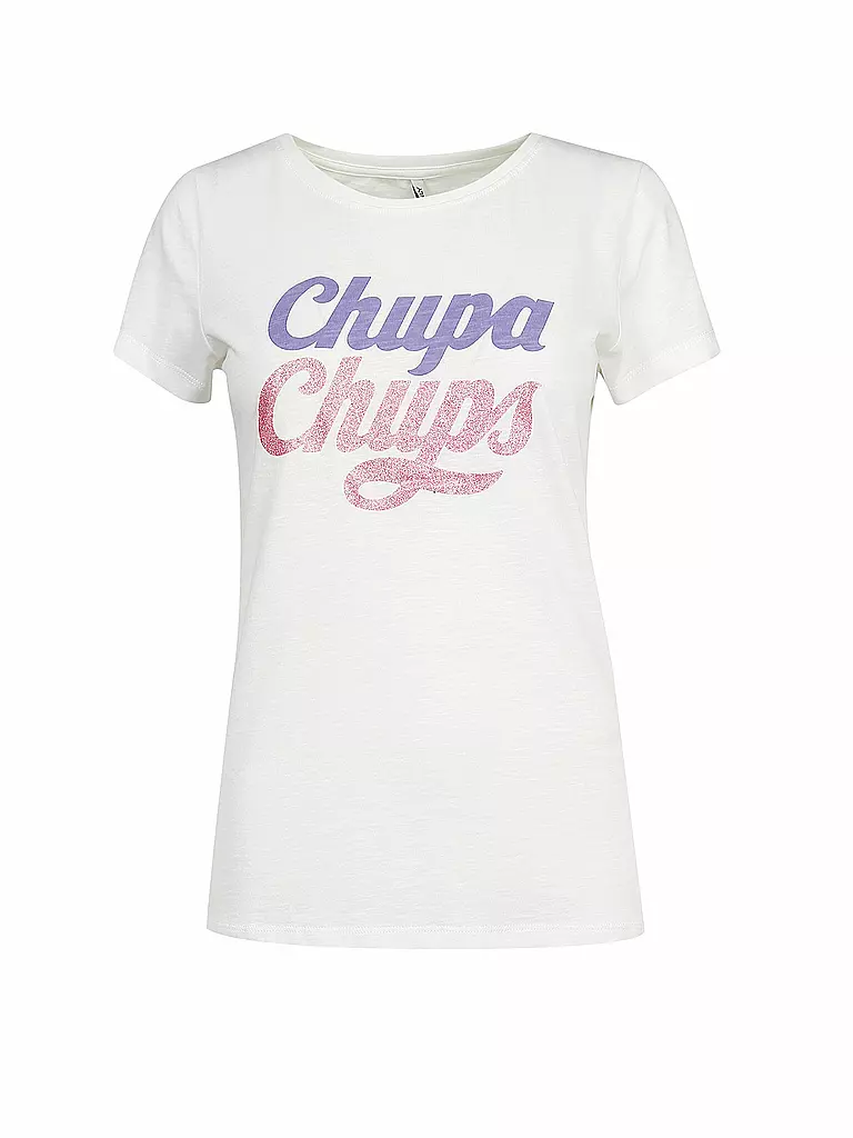 ONLY | T-Shirt "ONLCHUPA CHUPS" | weiß