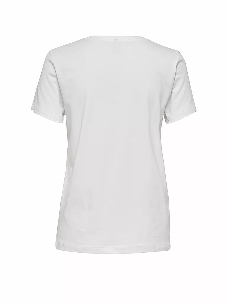 ONLY | T-Shirt "ONLINDRE LIFE" | weiß