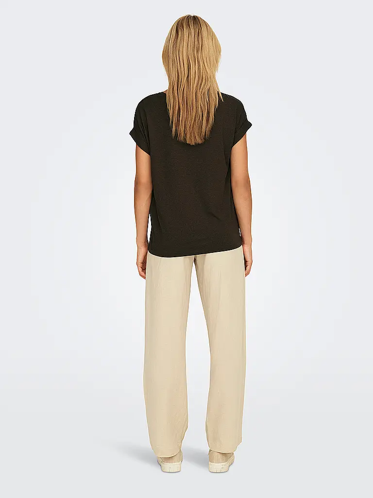 ONLY | T-Shirt  | braun