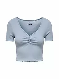 ONLY | T-Shirt Cropped Fit ONLBETTY | hellblau