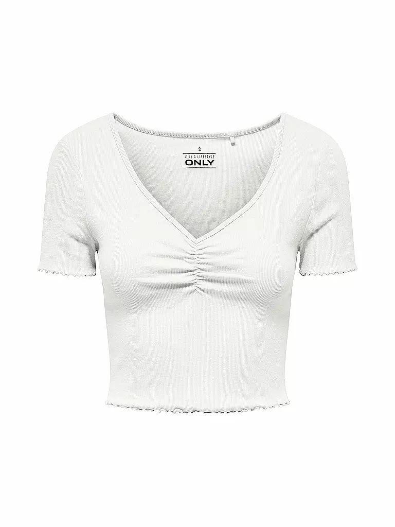 ONLY | T-Shirt Cropped Fit ONLBETTY | creme
