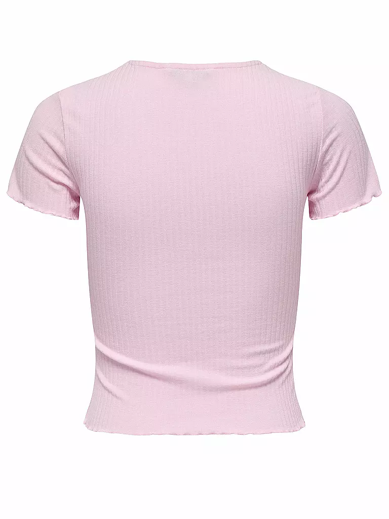 ONLY | T-Shirt Cropped ONLEMMA | hellgrau