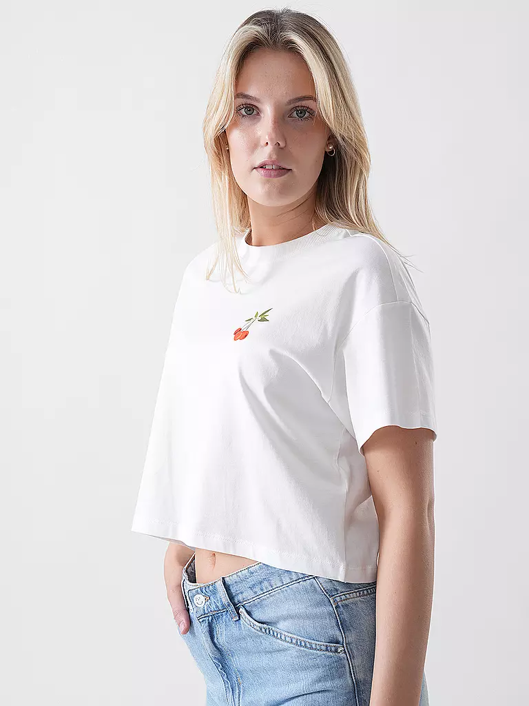 ONLY | T-Shirt ONLANNBEL LIFE | creme