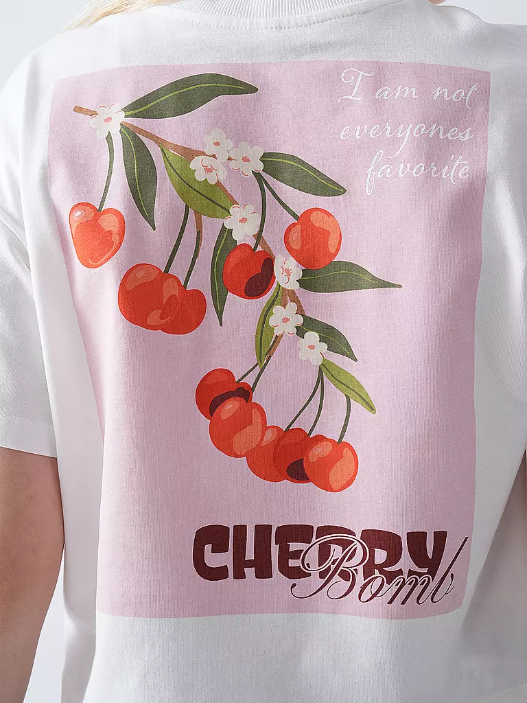 ONLY | T-Shirt ONLANNBEL LIFE | creme