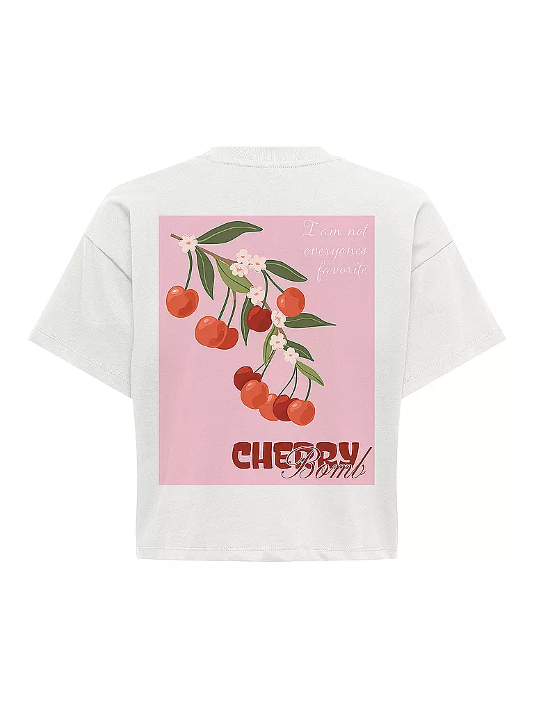 ONLY | T-Shirt ONLANNBEL LIFE | creme