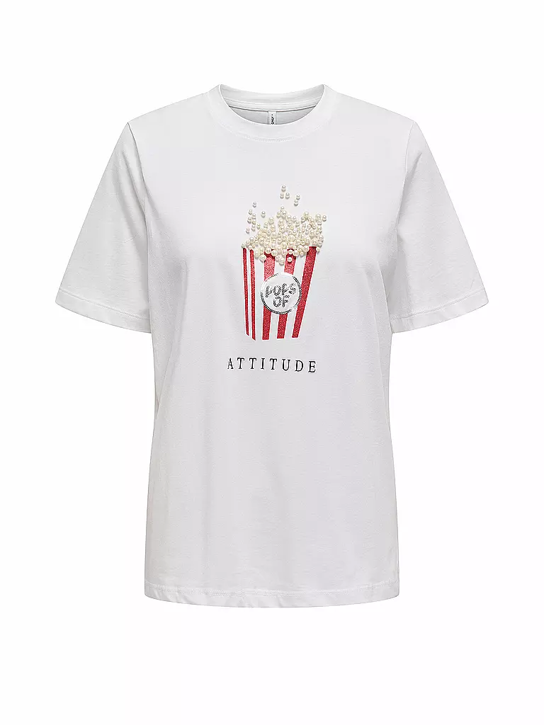 ONLY | T-Shirt ONLBURST | weiss