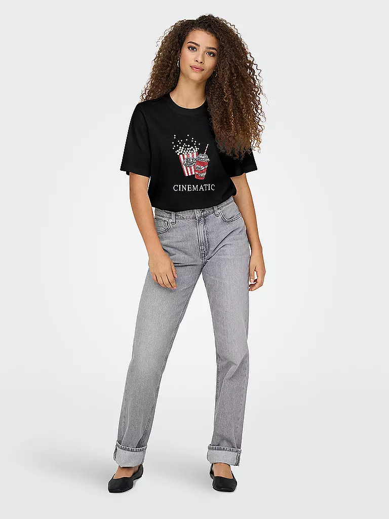 ONLY | T-Shirt ONLBURST | schwarz