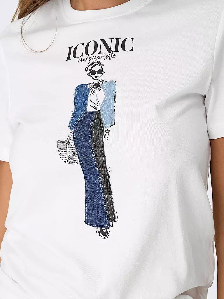 ONLY | T-Shirt ONLEMMA | weiss