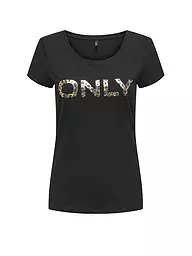 ONLY | T-Shirt ONLHELLA LIFE  | schwarz