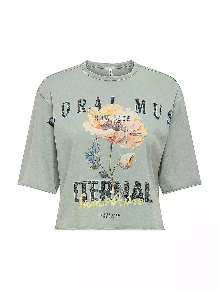 ONLY | T-Shirt ONLLUCY | hellgrau