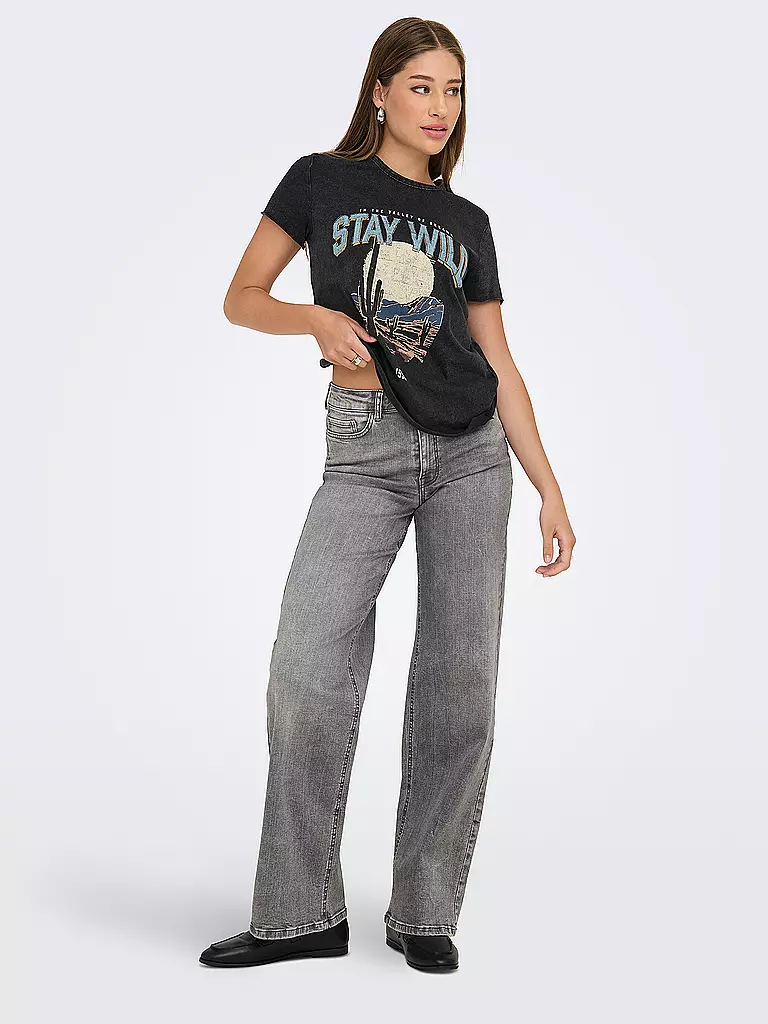 ONLY | T-Shirt ONLLUCY | schwarz