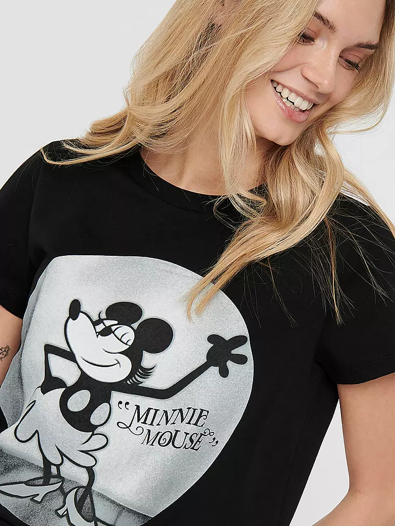 ONLY | T-Shirt ONLMICKEY OLD | schwarz