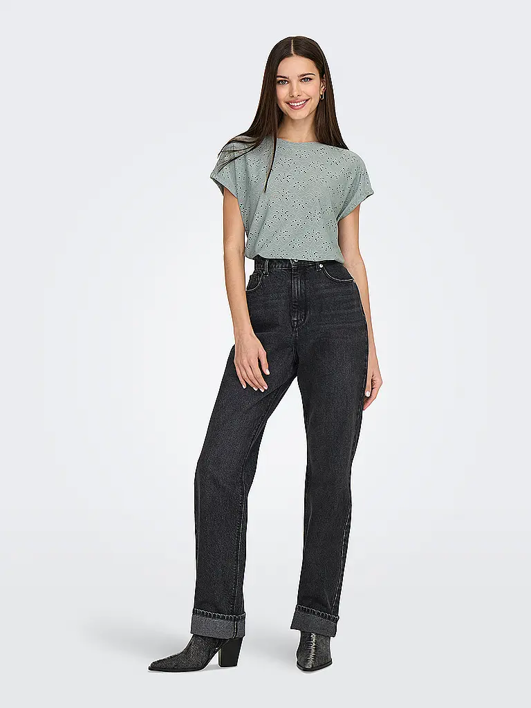 ONLY | T-Shirt ONLSMILLA | Grau