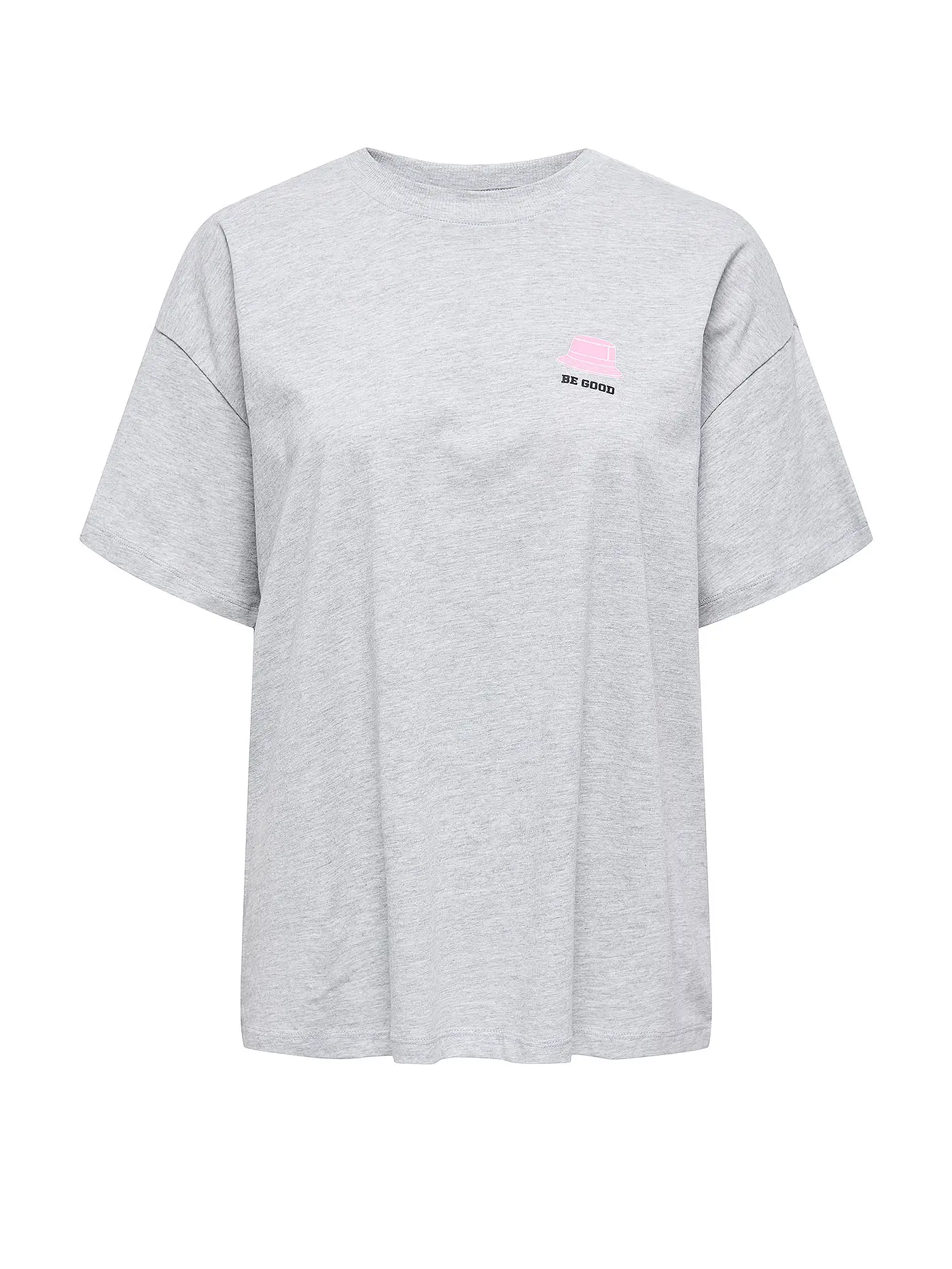 ONLY | T-Shirt ONLVIVVI | hellgrau