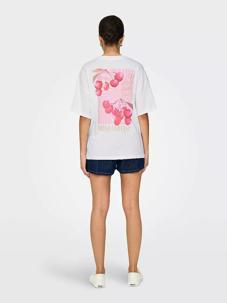 ONLY | T-Shirt ONLVIVVI | weiss