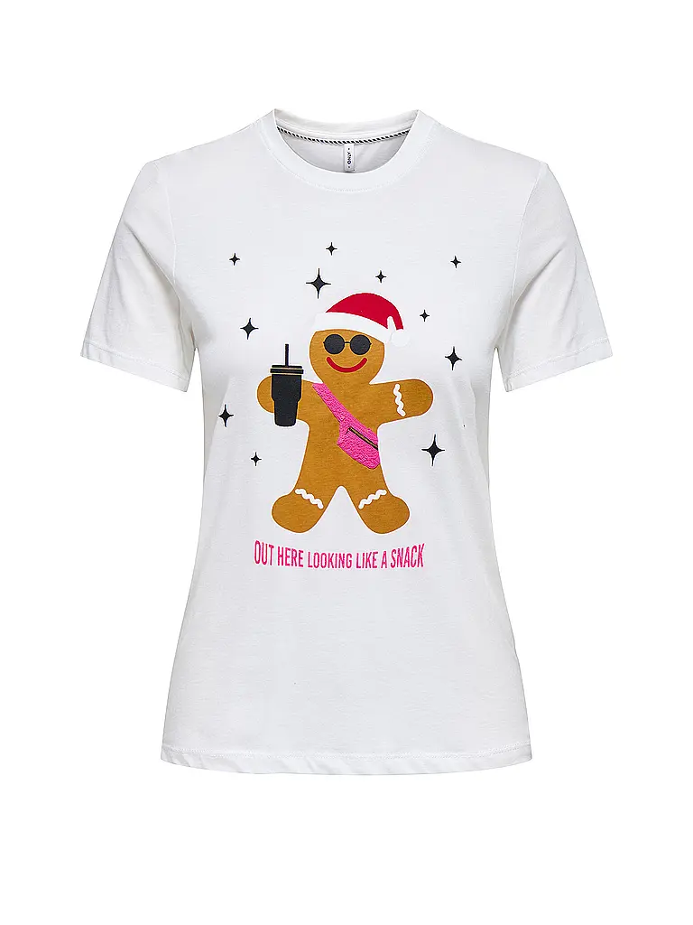 ONLY | T-Shirt ONLXMAS | Creme