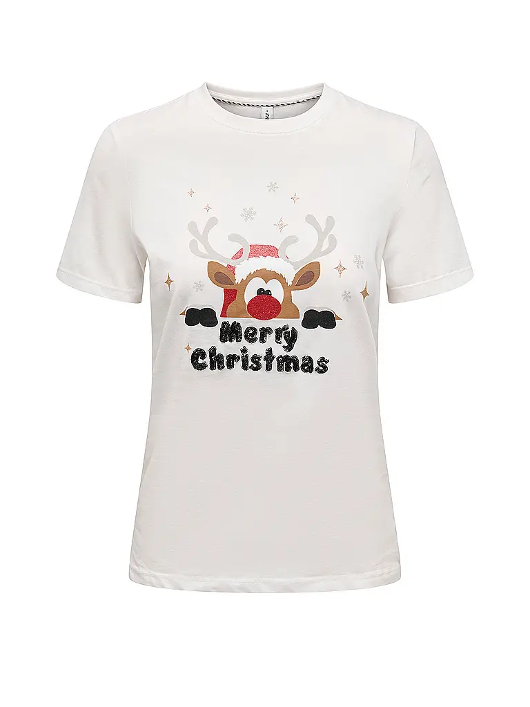 ONLY | T-Shirt ONLXMAS | Creme