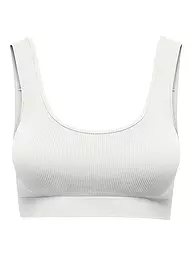 ONLY | Top Cropped Fit ONLVICKYRIB  | creme