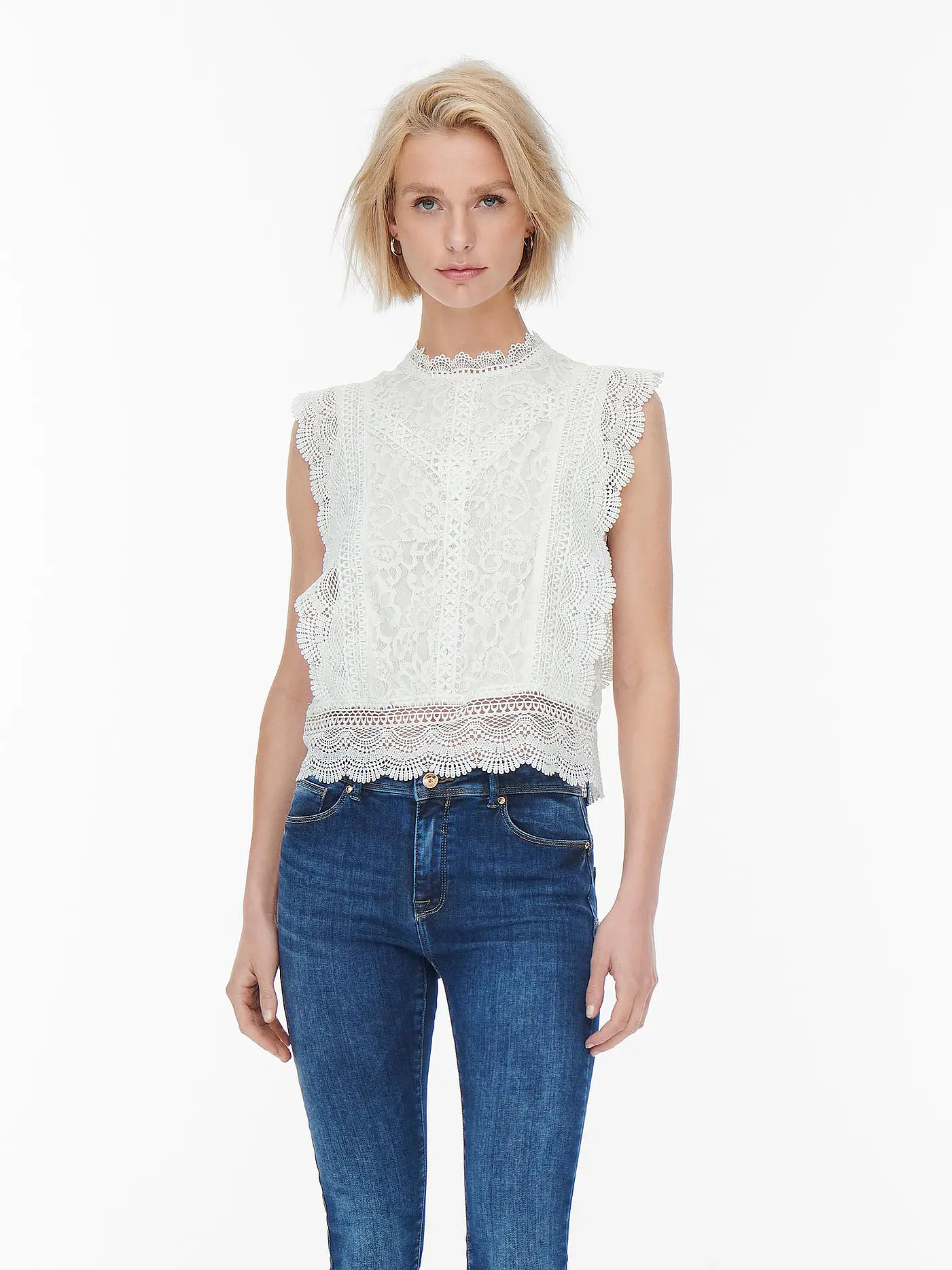 ONLY | Top ONLKARO  | weiss