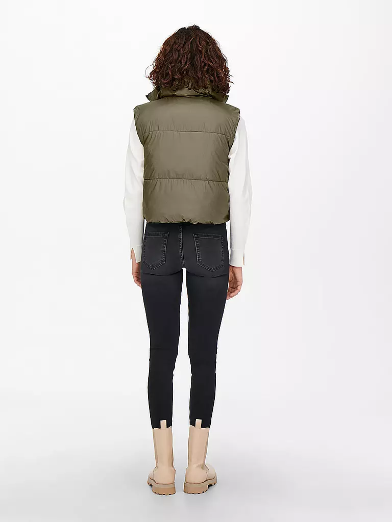 ONLY | Wendesteppgilet Cropped Fit ONLRICKY | beige