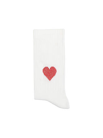 OOLEY | Socken ICON  glitter love red