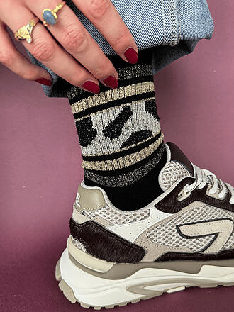 OOLEY | Socken COW ALLOVER black