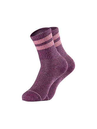OOLEY | Socken STARLIGHT glitter berry
