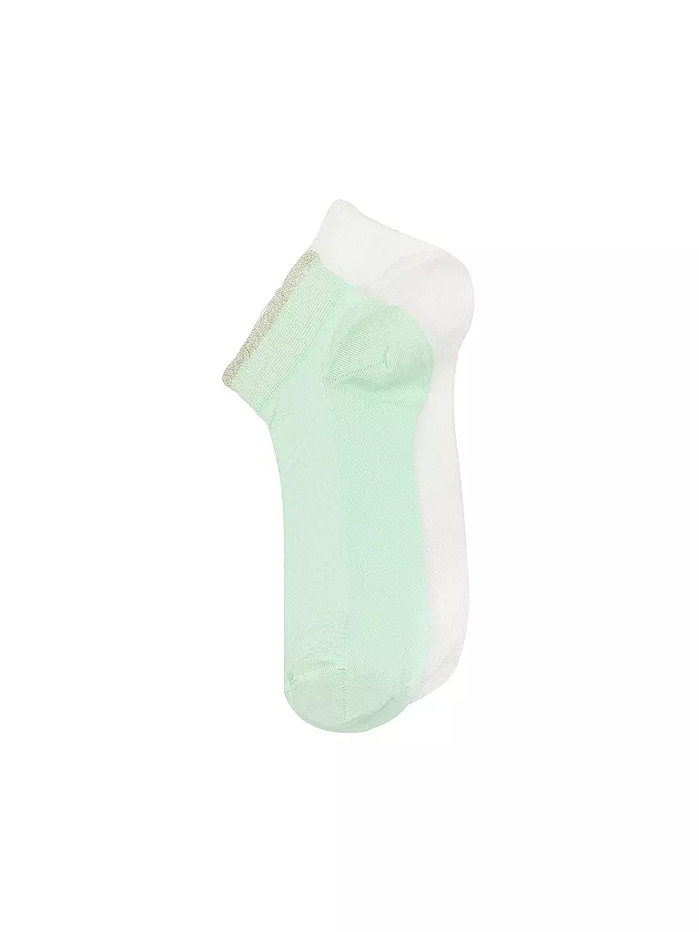 OOLEY | Socken 2er Pkg. ELEGANT S. Lime/White  | hellgrün