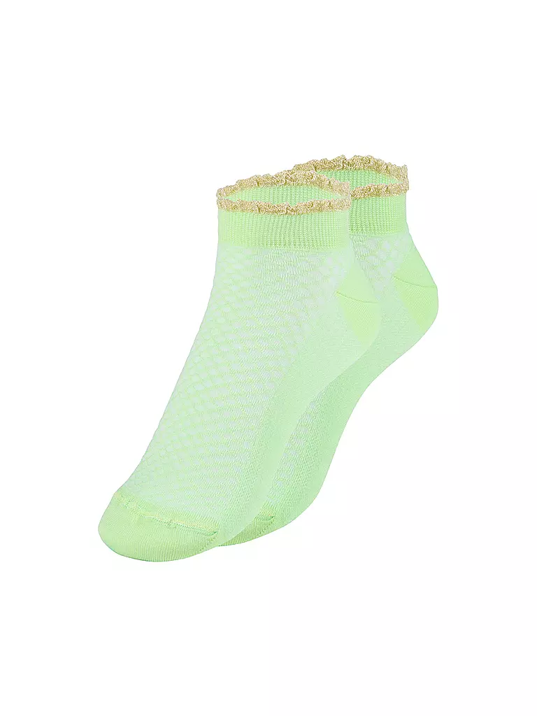 OOLEY | Socken 2er Pkg. ELEGANT S. Lime/White | creme