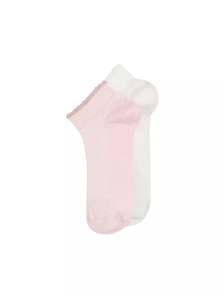 OOLEY | Socken 2er Pkg. ELEGANT S. Rose/White  | rosa