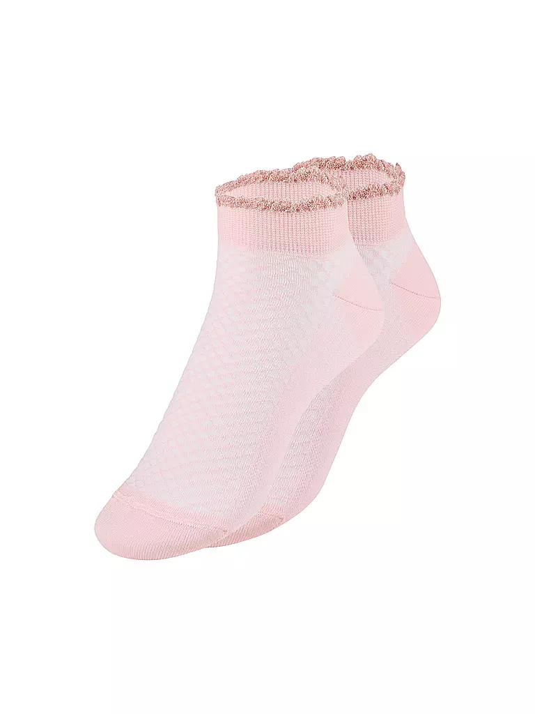 OOLEY | Socken 2er Pkg. ELEGANT S. Rose/White  | rosa