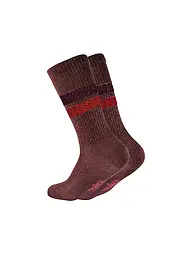 OOLEY | Socken ELECTRA LUNGO chilli red | Rot