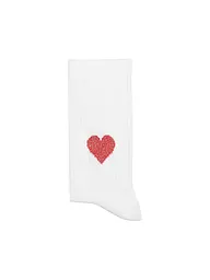 OOLEY | Socken ICON pink smile | weiss
