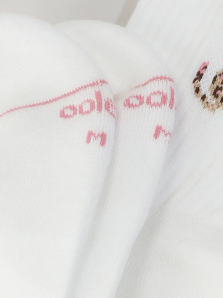 OOLEY | Socken ICON Leo Gold weiss | Weiss