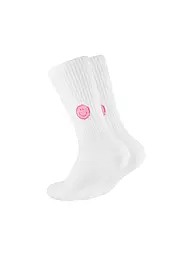 OOLEY | Socken ICON  LOVE AND PEACE weiss | weiss