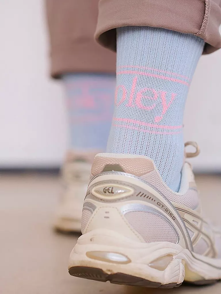 OOLEY | Socken NEON 1 PASTEL ocean breeze | lila