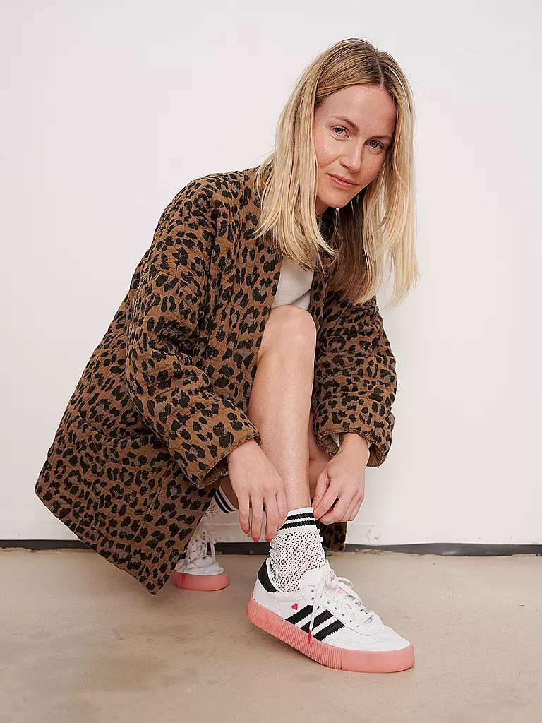 OOLEY | Socken NET offwhite | lila