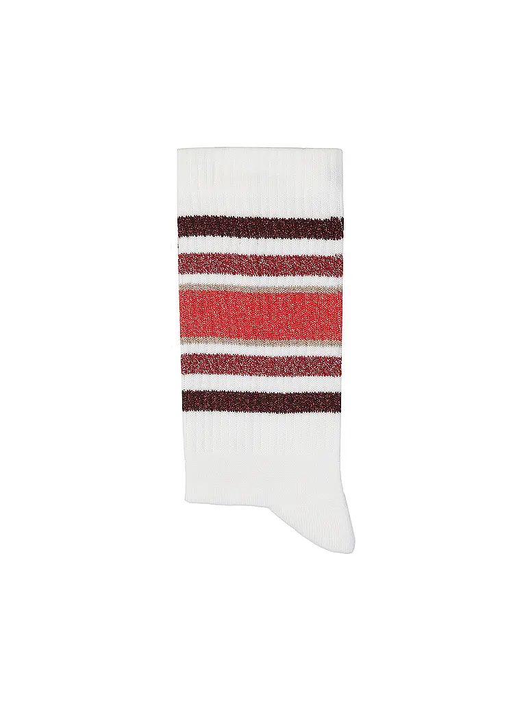 OOLEY | Socken SPORTY GLITTER | weiss