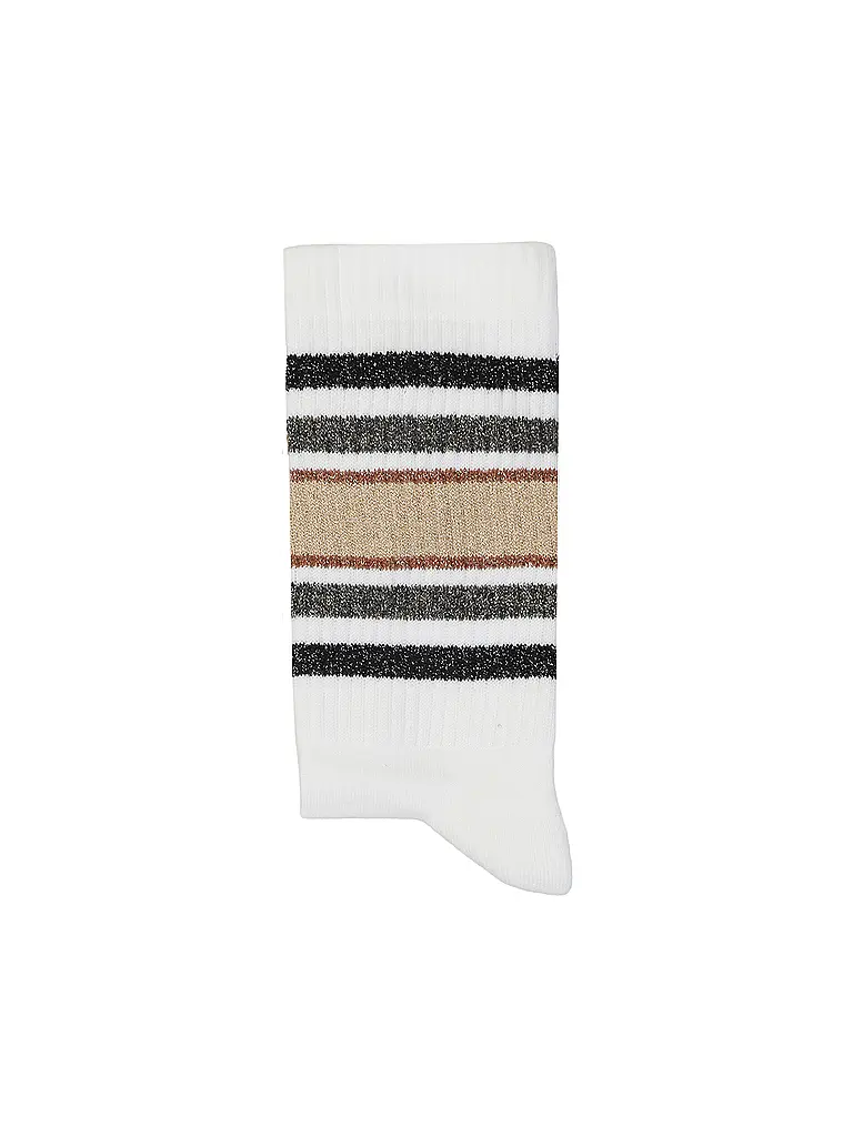 OOLEY | Socken SPORTY GLITTER | weiss