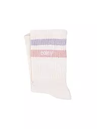 OOLEY | Socken STREETMOOD weiss / neon pink | weiss
