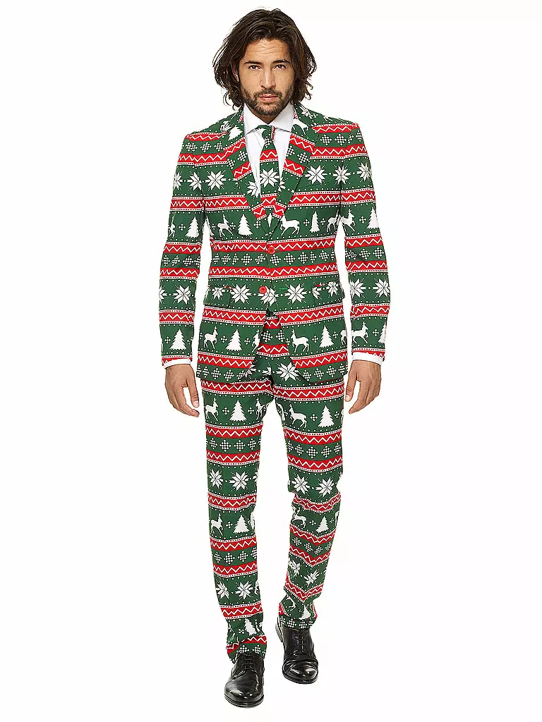 OPPOSUITS | Weihnachts-Anzug "Festive Green" | 