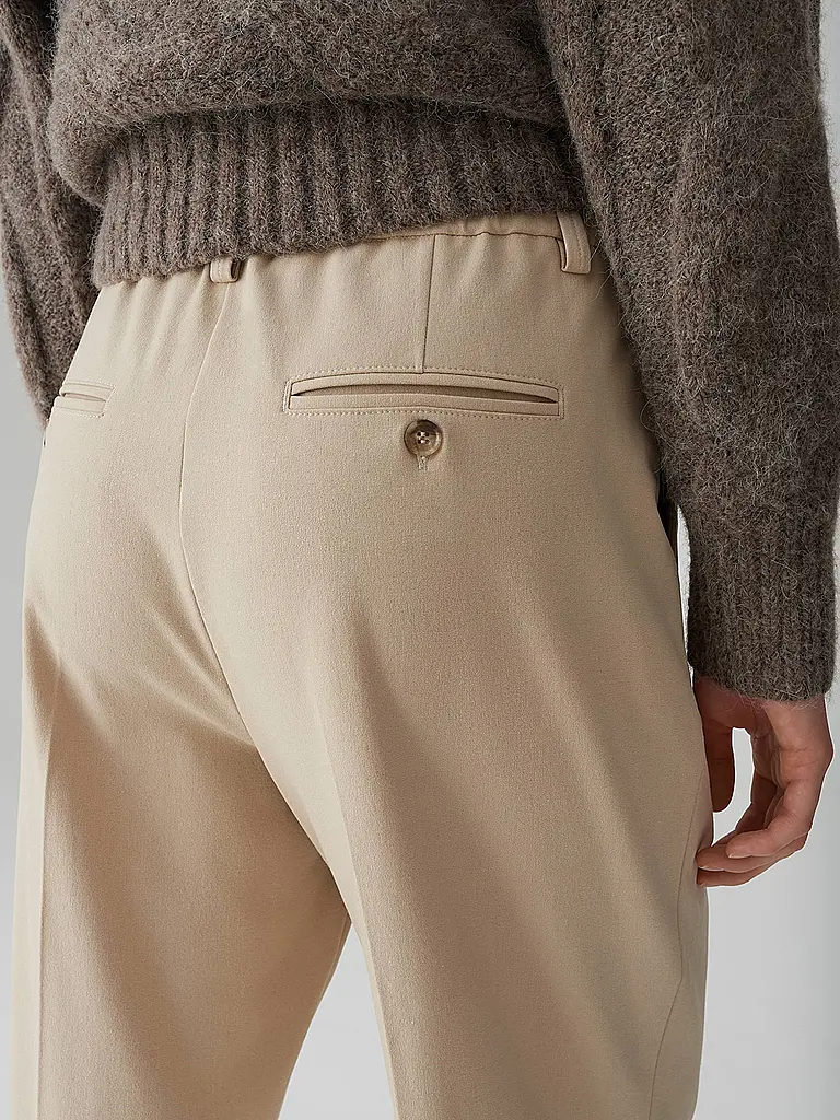 OPUS PANTS | Hose Flared Fit MOIRA | Beige