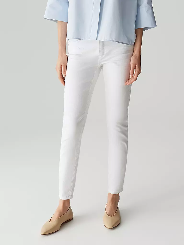OPUS PANTS | Jeans Skinny Fit ENJA EASE | weiss