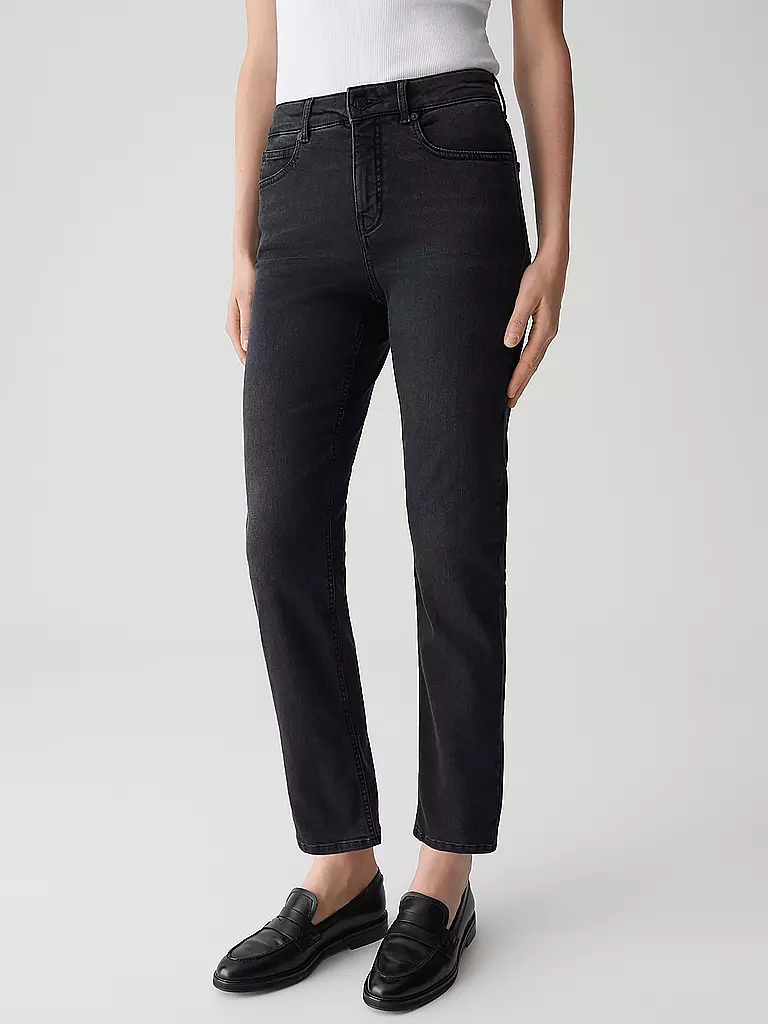 OPUS PANTS | Jeans Straight Fit MELLY BASE | schwarz