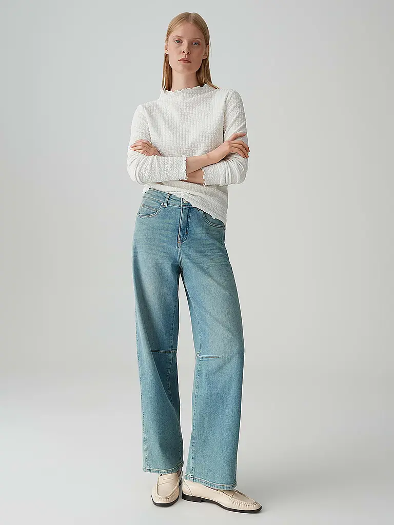 OPUS PANTS | Jeans Straight Fit MELLY BRANCH | Hellblau