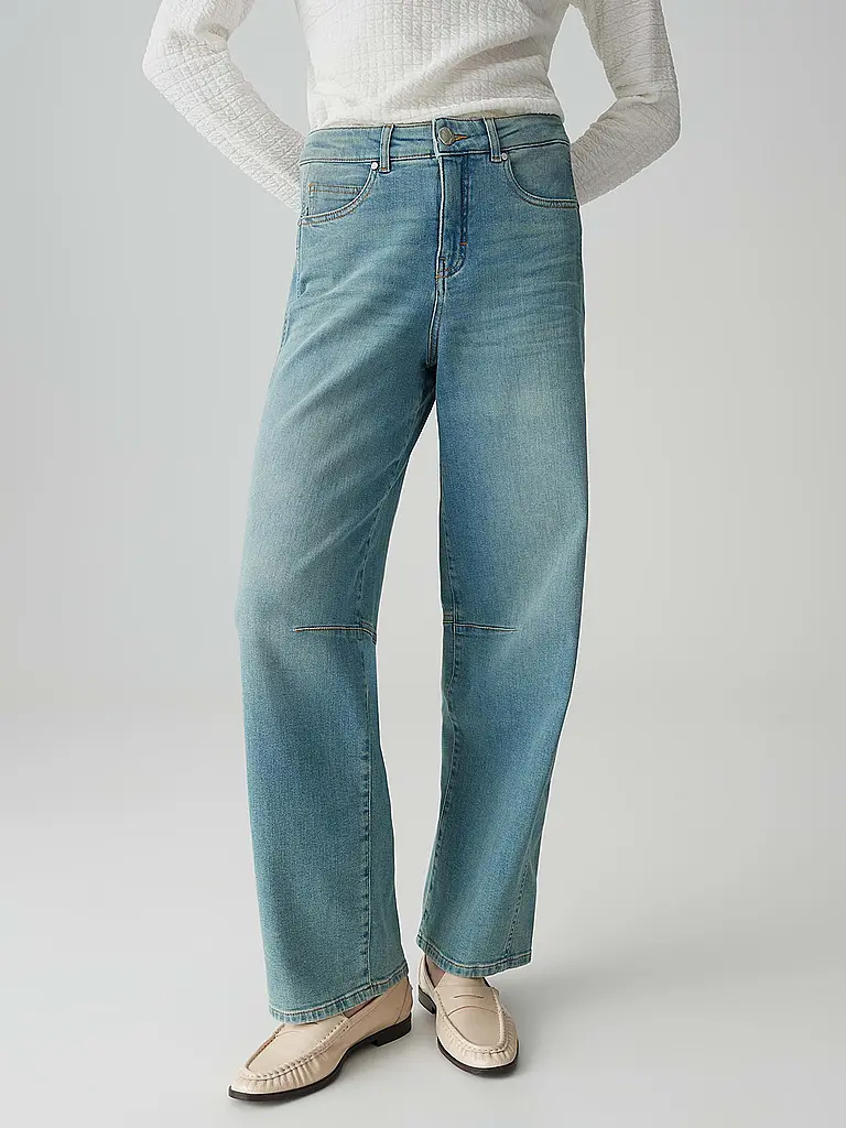 OPUS PANTS | Jeans Straight Fit MELLY BRANCH | Hellblau